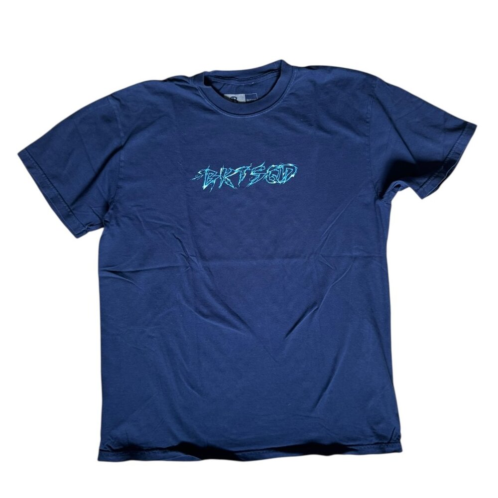 Bucketsquad BKTSQD Navy Basketball Tshirt Mens Large EUC